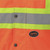 Pioneer Safety V1120350U-M Veste bombardier 300D 6 en 1 haute visibilité, Orange, M