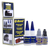 Complete Q-Bond QB2 Quick Bonding Adhesive Kit including adhesive, black powder, and grey powder.