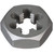 Drill america Juego de troqueles de tubo hexagonal de acero al carbono npt de 6 piezas 1/8 1/4 (dwthxnpt-set)