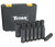 Titan Tools 13pc 3/8" Drive Metric Deep Impact Socket Set (48400)