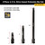Titan Tools 3pc 1/2" Drive Impact Extension Bar Set (42140)