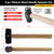 Titan Tools 5 pc. Hickory Wood Handle Hammer Set (85070)