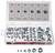 Titan Tools 100 pc. Metric Nylon Locknut Assortment (45243)