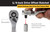 Titan Tools 1/4" Drive Quick-Release Offset Ratchet (12042)