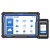 TOPDON Phoenix Smart Diagnostic Scanner on workbench showing touchscreen interface.