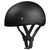 Daytona Helmets Half Skull Cap Motorcycle Helmet [Dull Black] [Xs] (D1-BNS-XS)