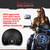 Daytona Helmets Half Skull Cap Motorcycle Helmet [Dull Black] [3Xl] (D1-BNS-3XL)