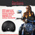 Daytona Helmets Half Skull Cap Motorcycle Helmet [Dull Black] [L] (D1-B-L)