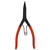 Wilde Tool Straight Tip Lock Ring Pliers, 9" With Black Oxide Finish (G407.B/CS)