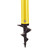 Seabolt Boat Auger Anchor Yellow Marine Grade Removable Handle (FULLSIZE-YELLOW)