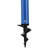 Seabolt Boat Auger Anchor Blue Marine Grade Removable Handle (FULLSIZE-BLUE)