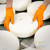Lightning Gloves Atlantic Safety Products Outrageous Orange Nitrile Gloves (OO-L)