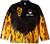 Save Phace lasjas met vlammen design - xxl, groot (3012428)