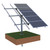 Aims Power 250-330 watt Rack per montaggio su palo per pannelli Solar per 6 pannelli (pv-6x250pole)