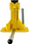 Esco 22-Ton Heavy-Duty EZ-Wheel Jack Stands for Fleet Service (10459)
