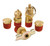 VIAIR 5 Piece Tank Port Fittings Kit with 175 PSI Safety Valve in Gold (90005)