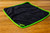 VIM Tools 16'' X 16'' Magnetic Microfiber Rag - Black & Green (MAGRAG16BK)