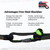 Bubba Rope 7/16" Green/Black Gator-Jaw PRO Soft Shackle (176745PROGB)