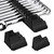 Ernst Wrench Pro - تخزين مفتاح الربط المعياري لـ 20 مفتاح ربط - أسود (5400)