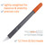 Slice Ceramic Scalpel with Replaceable Blade, Black and Orange (10568)