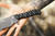 TOPS Knives Silent Hero Fixed Blade W/ Black Linen Micarta Handle (HERO-01)