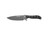 TOPS Knives Silent Hero Fixed Blade W/ Black Linen Micarta Handle (HERO-01)