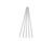 Polyvance Polyethylene (Ldpe) Plastic Rod, 3/8" X 1/16", 5Ft, Nc (R04-04-01-NT)