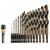 Complete Drill Bit Set Ranging from 1/16" to 1/2" by KnKut