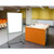 Luxor Workspaces Reversible Magnetic Whiteboard, White, 30"W X 40"H (MB3040WW)