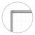 Luxor Workspaces 48Gx36G Wall-Mounted Magnetic Ghost Grid Whiteboard (WB4836LB)