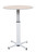 Luxor Workspaces Pneumatic Adjustable Round Pedestal Table (LX-PNADJ-ROUND)