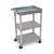 Luxor Workspaces Tub Top And Flat Middle/Bottom Shelf Cart (STC122-G)