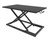 Luxor Workspaces Adjustable Pneumatic Standing Desk Converter, Black (CVTR32-BK)