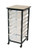 Luxor Workspaces Mobile Bin Storage Unit, Single Row W/ Large Bins (MBS-SR-4L-CL)
