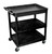 Luxor Workspaces Tub Cart, Black (TC122-B)