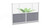 Luxor Workspaces Modular Room Divider Wall, 70"X48" Starter Wall (MW-7048-FCG)