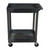 Luxor Workspaces 24G X 18G Utility Tub Cart, 2 Shelf (SEC11HD-B)