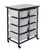 Luxor Workspaces Mbs-Dr-8L Mobile Bin System - Double Row Gray (MBS-DR-8L)