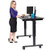 Luxor Workspaces Luxor-60 Crank Adjustable Stand Up Desk (STANDCF60-BK/BO)