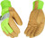 Kinco Lined Large Hi-Vis Green Grain Pigskin Gloves w/KW (1939KW-L)