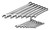 SK Tools 15 Piece 12 Pt Fractional Regular Combination Chrome Wrench Set (86255)