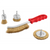 Titan Tools 4pc Crimped Wire Brush Assortment (22209)