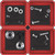 EZ Red Expandable Red Magnetic Parts Quad Tray (EZTRAY-QRD)