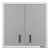 Heavy-duty Gladiator Wall GearBox storage cabinet on white background