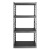 Gladiator 30 Wide EZ Connect Rack with Four 15 Deep Shelves on white background