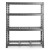Heavy Duty Steel Rack 60 Wide with Four 18 Deep Shelves GARS604TEG on white background