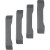 Gladiator GearTrack Channel End Caps - 4 Pack (GAACGE4PPM)