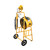 XPOWER Warehouse/Dock Cooling Fan L-30 LED 300T Mobile Trolley (FA-300K6-Yellow)