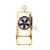 XPOWER Warehouse/Dock Cooling Fan L-30 LED 300T Mobile Trolley (FA-300K6-Yellow)
