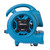 XPOWER 1/4 HP Mini Air Mover with Daisy Chain and Timer (P-230AT-Blue)